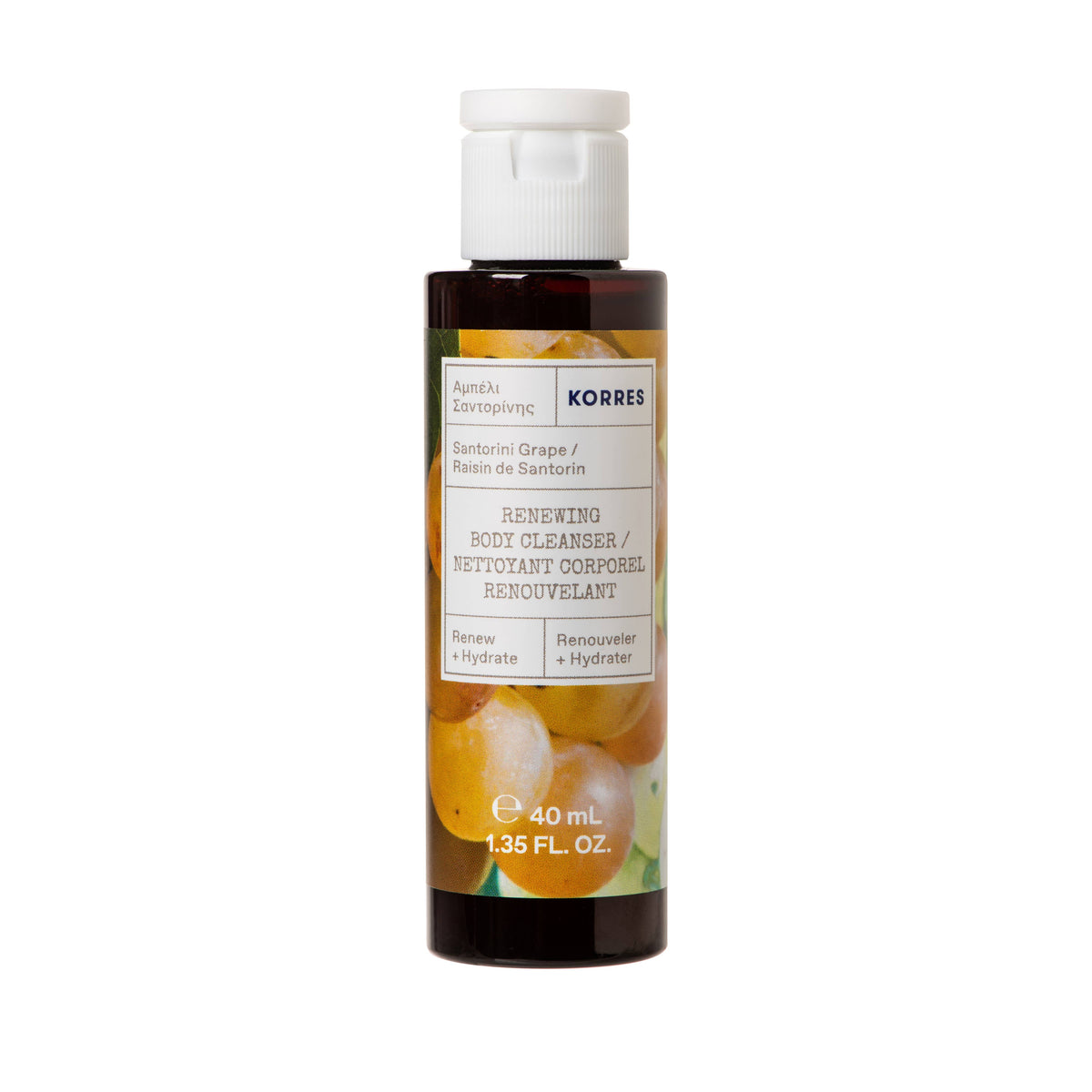 Mini Renewing Body Cleanser Santorini Grape 40ML