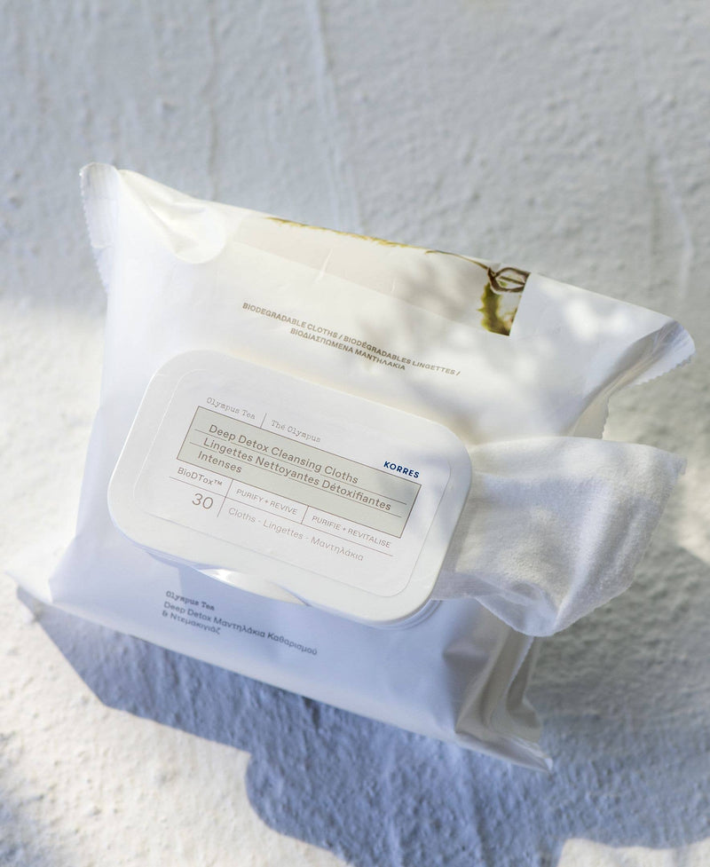 Olympus Tea Deep Detox Cleansing Cloths