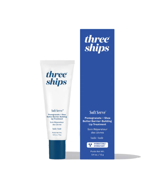 SoftServe Pomegranate + Shea Butter Barrier Building Lip Treatment
